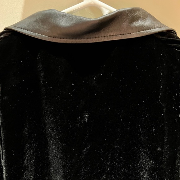 The Kooples Underground Velvet Lambskin Collar Jacket - Picture 7 of 7